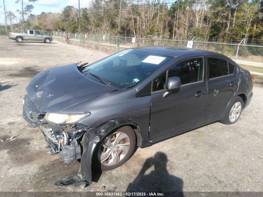 2013 HONDA CIVIC SDN LX 19XFB2F58DE009027