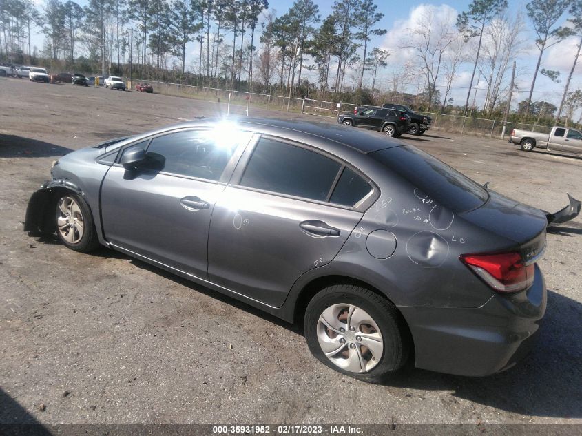 2013 HONDA CIVIC SDN LX 19XFB2F58DE009027