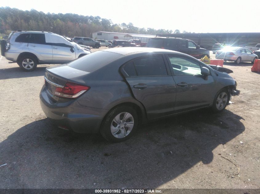 2013 HONDA CIVIC SDN LX 19XFB2F58DE009027