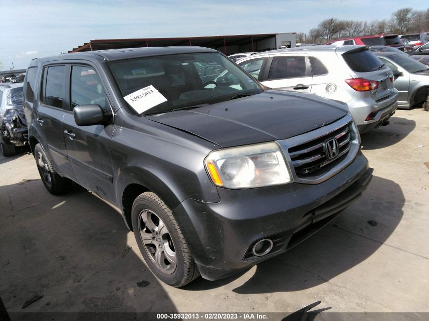 2013 HONDA PILOT EX-L - 5FNYF3H79DB024051
