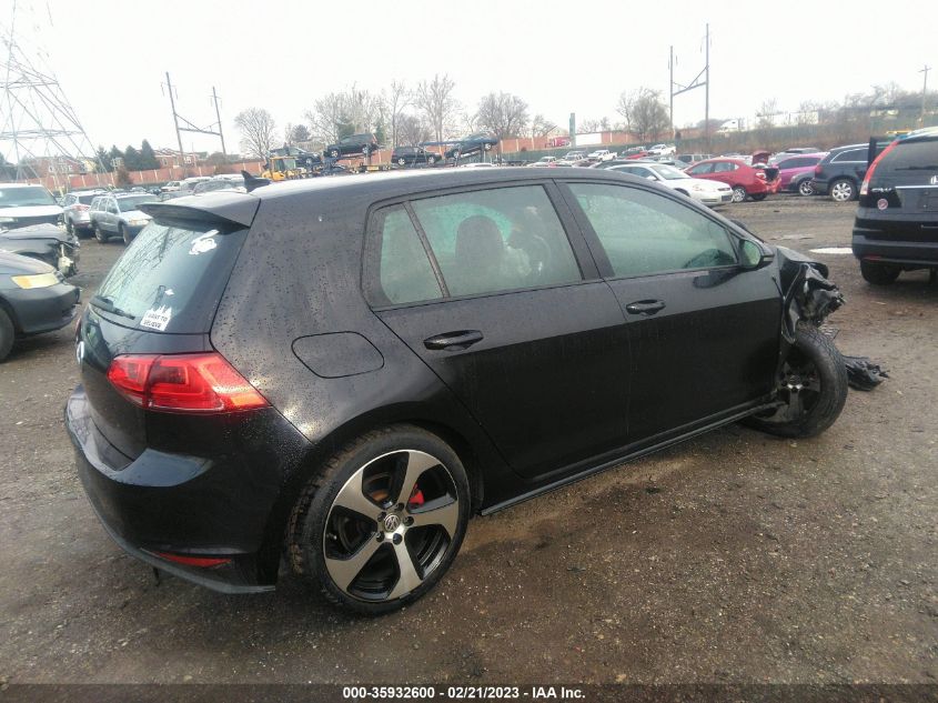 2016 VOLKSWAGEN GOLF GTI S - 3VW4T7AU5GM047712