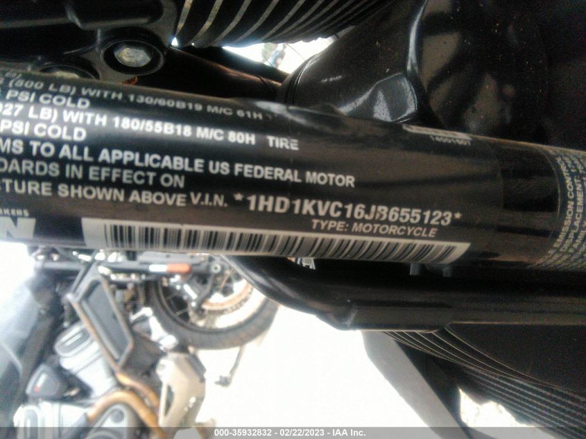 2018 HARLEY-DAVIDSON FLHRXS 1HD1KVC16JB655123