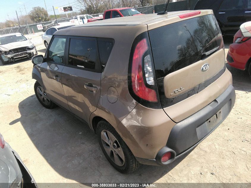 2014 KIA SOUL BASE - KNDJN2A24E7082279