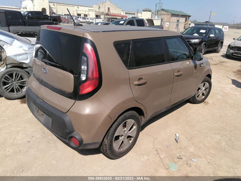 2014 KIA SOUL BASE - KNDJN2A24E7082279