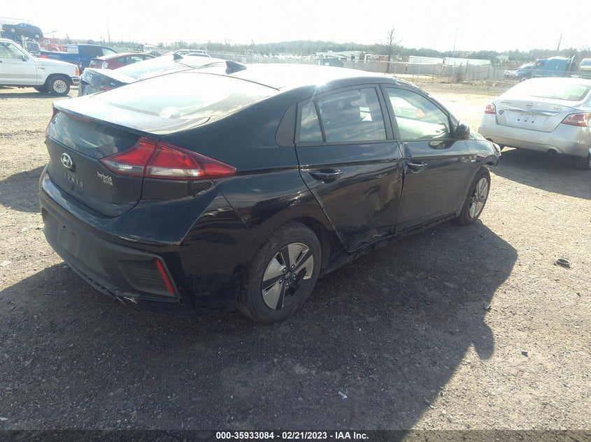 VIN KMHC65LC0KU138014 2019 HYUNDAI IONIQ HYBRID BLUE