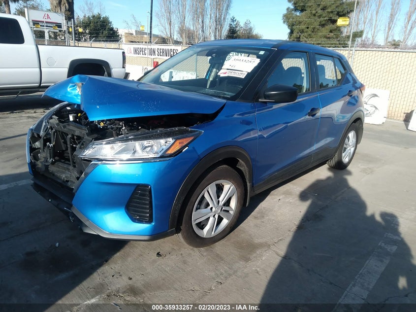 VIN 3N1CP5BV1ML550401 2021 NISSAN KICKS S