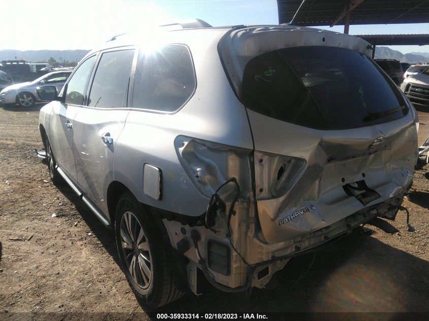 VIN 5N1DR2MN0HC653197 2017 NISSAN PATHFINDER SV