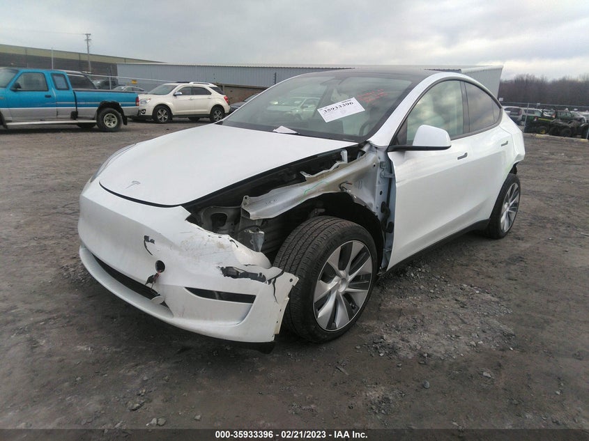 VIN 5YJYGDEE9MF087933 2021 TESLA MODEL Y LONG RANGE