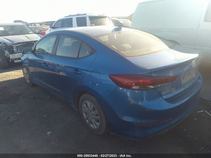 2017 HYUNDAI ELANTRA SE - 5NPD74LF3HH102752