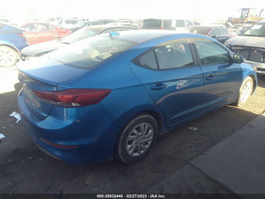 2017 HYUNDAI ELANTRA SE - 5NPD74LF3HH102752