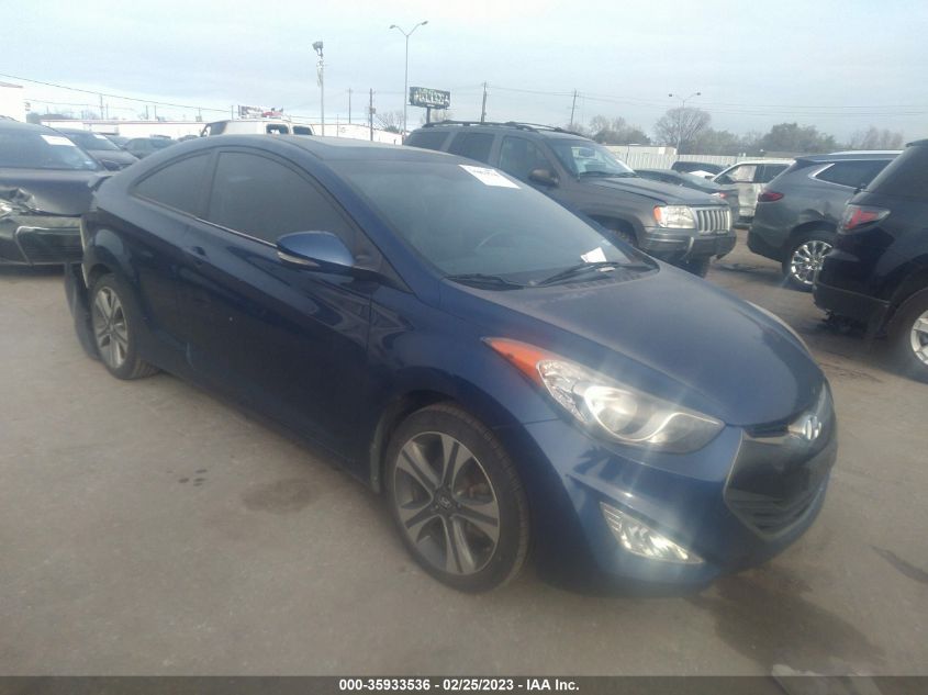 2013 HYUNDAI ELANTRA COUPE SE - KMHDH6AE6DU006872