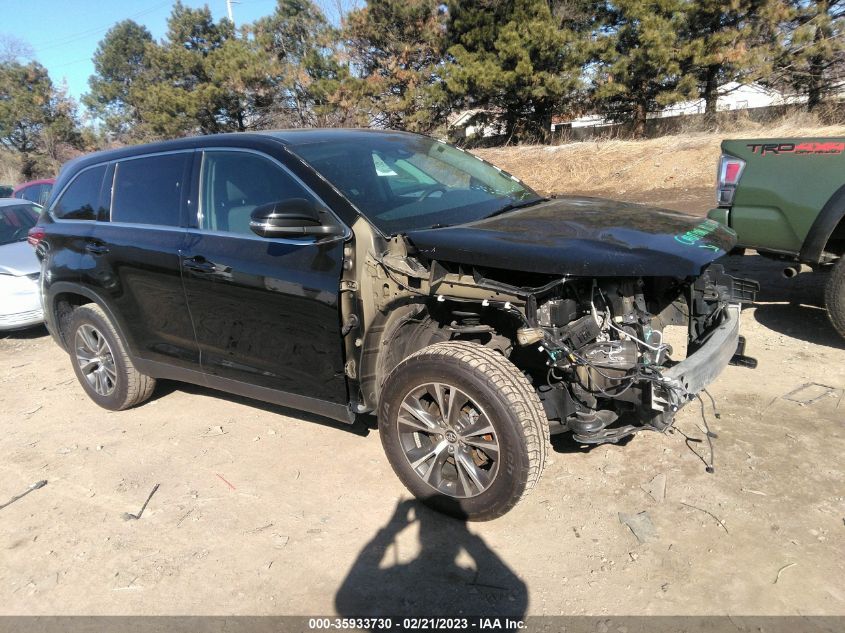 2019 TOYOTA HIGHLANDER LE - 5TDZARFH9KS051549