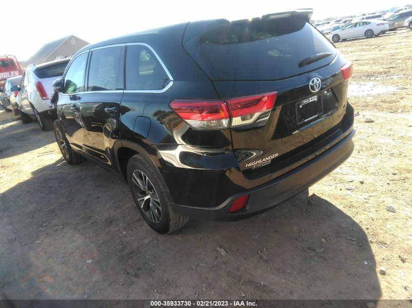 2019 TOYOTA HIGHLANDER LE - 5TDZARFH9KS051549