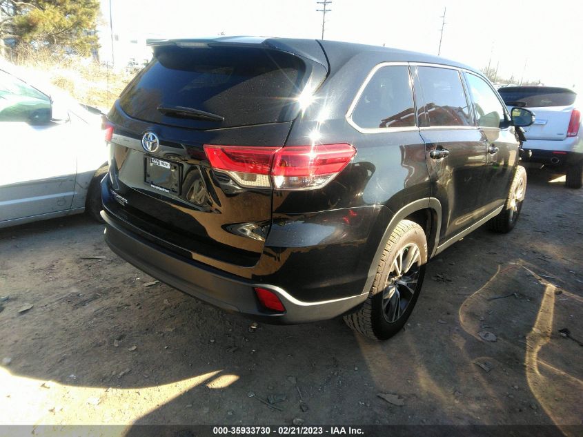2019 TOYOTA HIGHLANDER LE - 5TDZARFH9KS051549