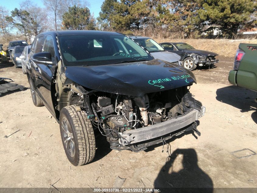 2019 TOYOTA HIGHLANDER LE - 5TDZARFH9KS051549