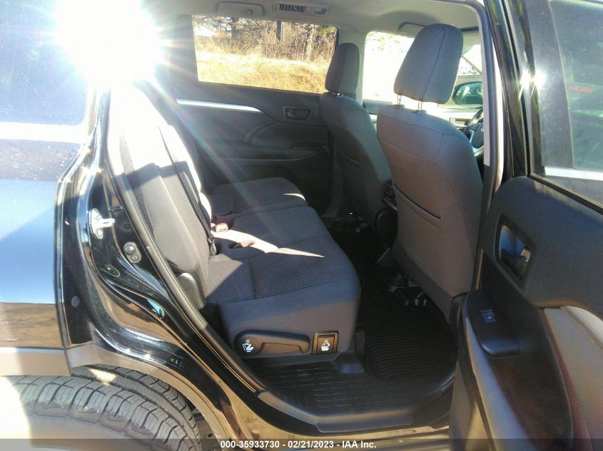 2019 TOYOTA HIGHLANDER LE - 5TDZARFH9KS051549
