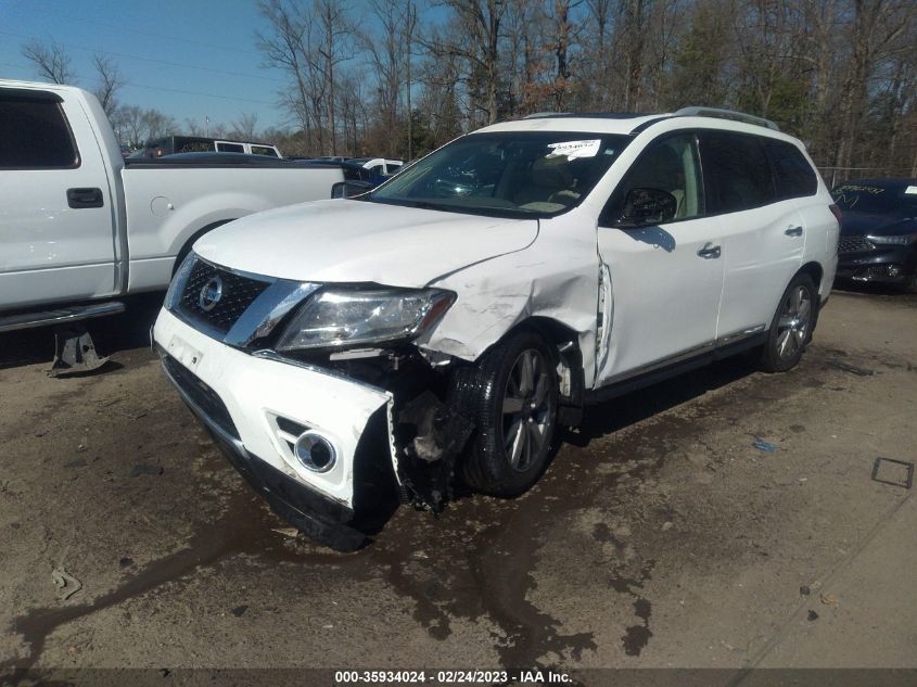 2014 NISSAN PATHFINDER PLATINUM - 5N1AR2MM6EC653405