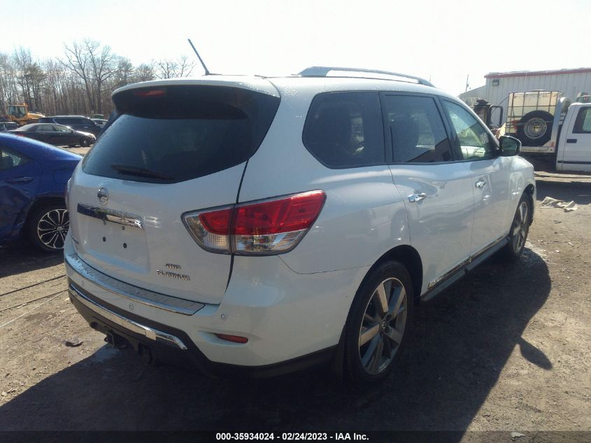 2014 NISSAN PATHFINDER PLATINUM - 5N1AR2MM6EC653405