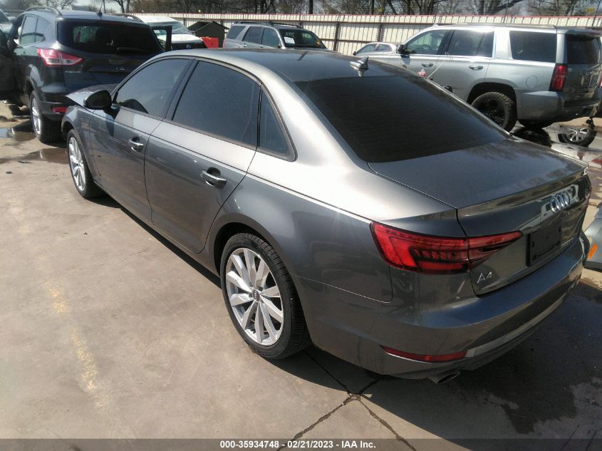2017 AUDI A4 PREMIUM - WAUGNAF42HA027347