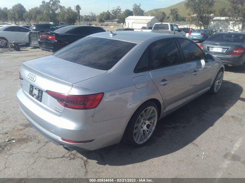 2017 AUDI A4 PREMIUM - WAUANAF43HN021040