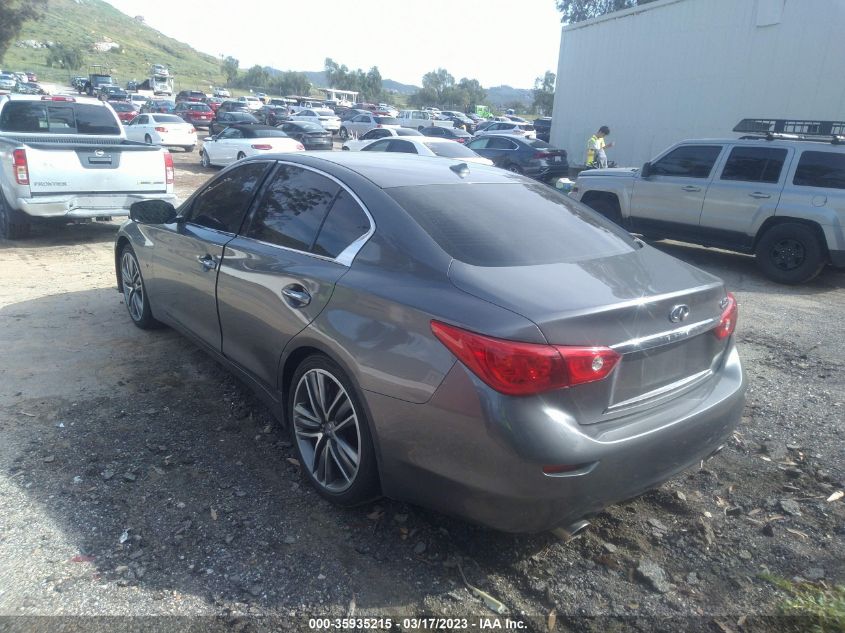 2015 INFINITI Q50 SPORT - JN1BV7AP3FM332579
