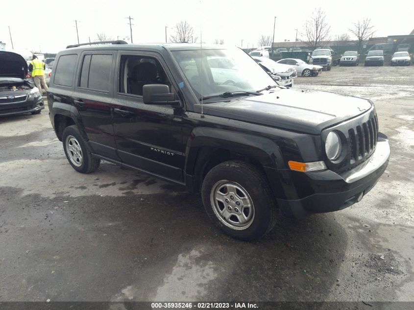 2015 JEEP PATRIOT SPORT - 1C4NJRBB0FD130609