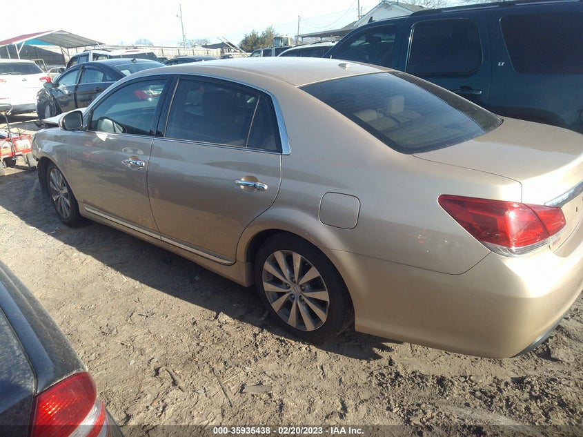 2011 TOYOTA AVALON VIN: 4T1BK3DB4BU389880