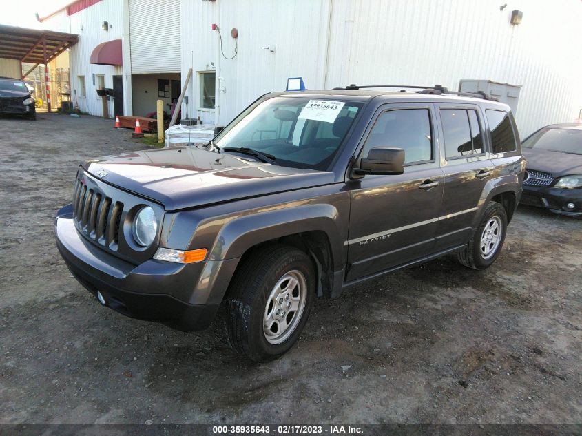 2017 JEEP PATRIOT SPORT - 1C4NJPBA1HD166274