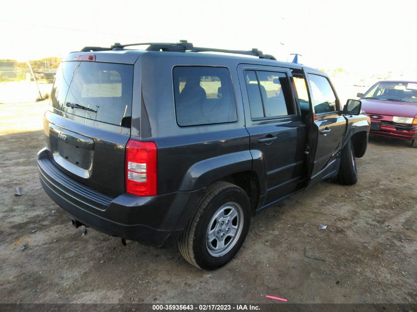 2017 JEEP PATRIOT SPORT - 1C4NJPBA1HD166274