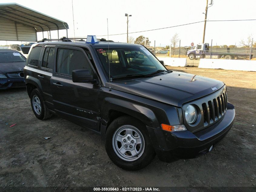 2017 JEEP PATRIOT SPORT - 1C4NJPBA1HD166274