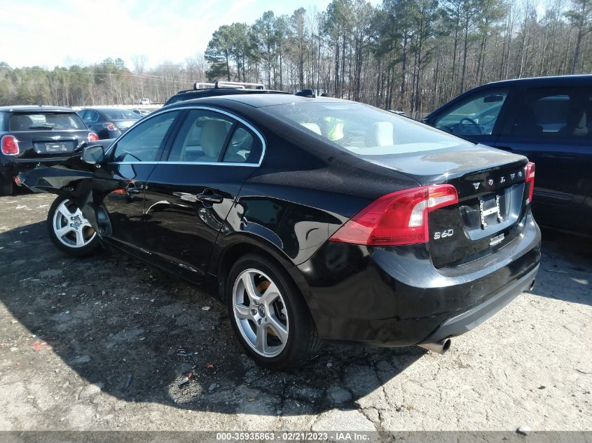 2013 VOLVO S60 T5 - YV1612FS5D2184688