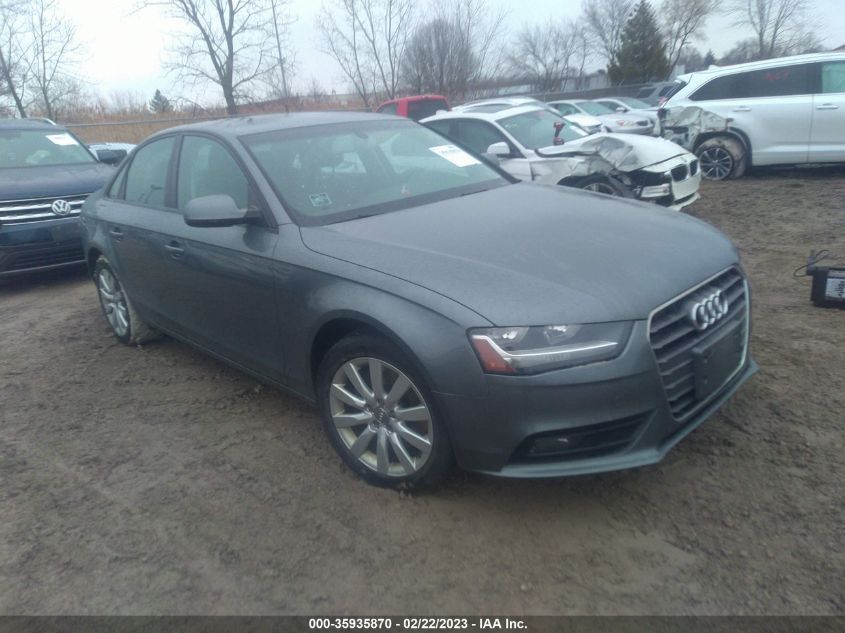 2013 AUDI A4 PREMIUM - WAUAFAFL9DN029741