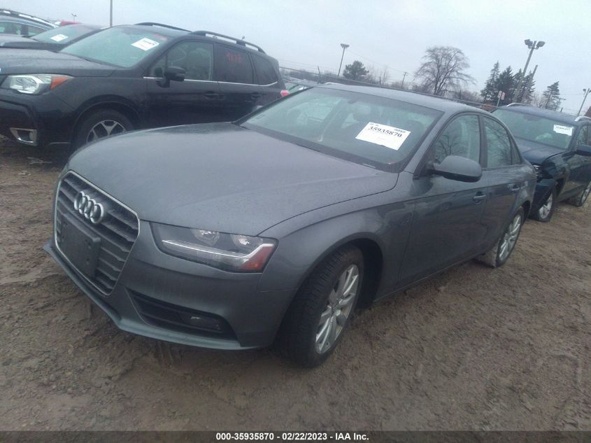 2013 AUDI A4 PREMIUM - WAUAFAFL9DN029741