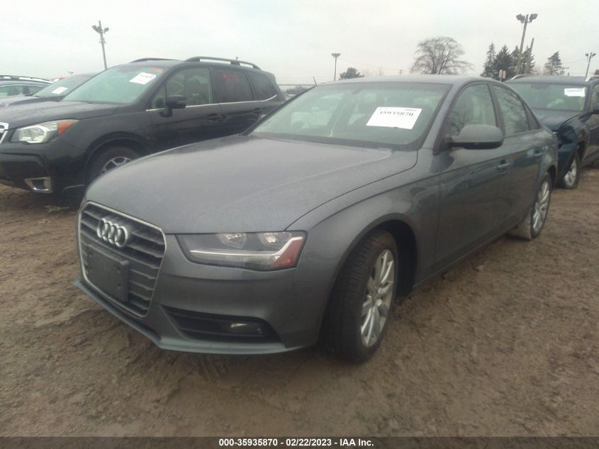 2013 AUDI A4 PREMIUM - WAUAFAFL9DN029741