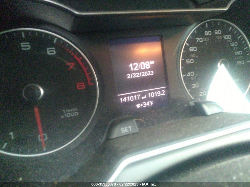 2013 AUDI A4 PREMIUM - WAUAFAFL9DN029741