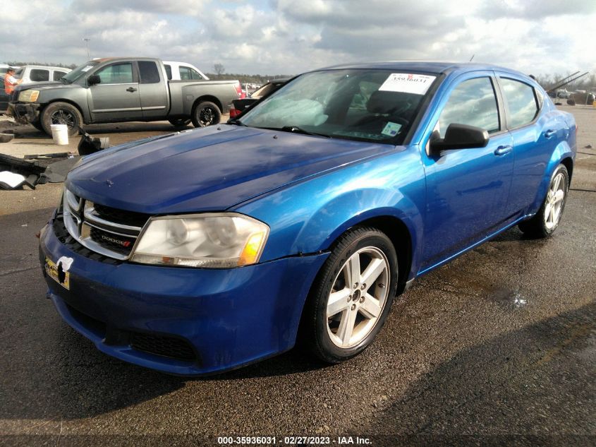 2013 DODGE AVENGER SE - 1C3CDZAB0DN644441