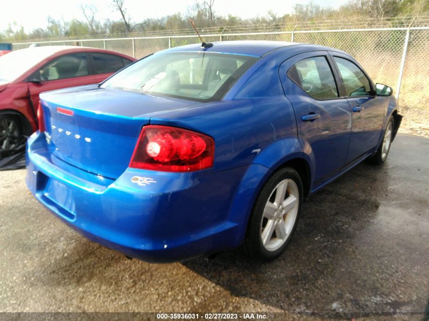 2013 DODGE AVENGER SE - 1C3CDZAB0DN644441