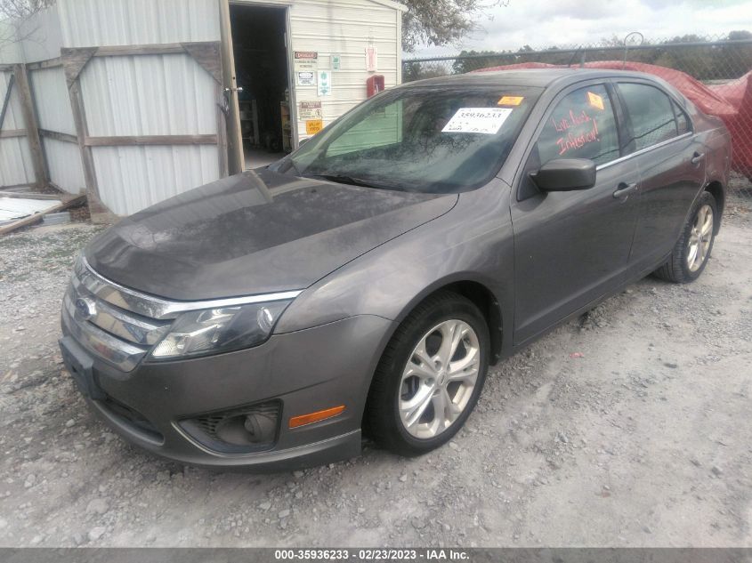 3FAHP0HA4CR206413 2012 FORD FUSION, photo no. 2