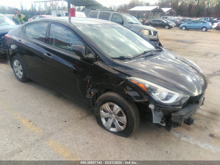 2016 HYUNDAI ELANTRA SE - KMHDH4AE6GU636674