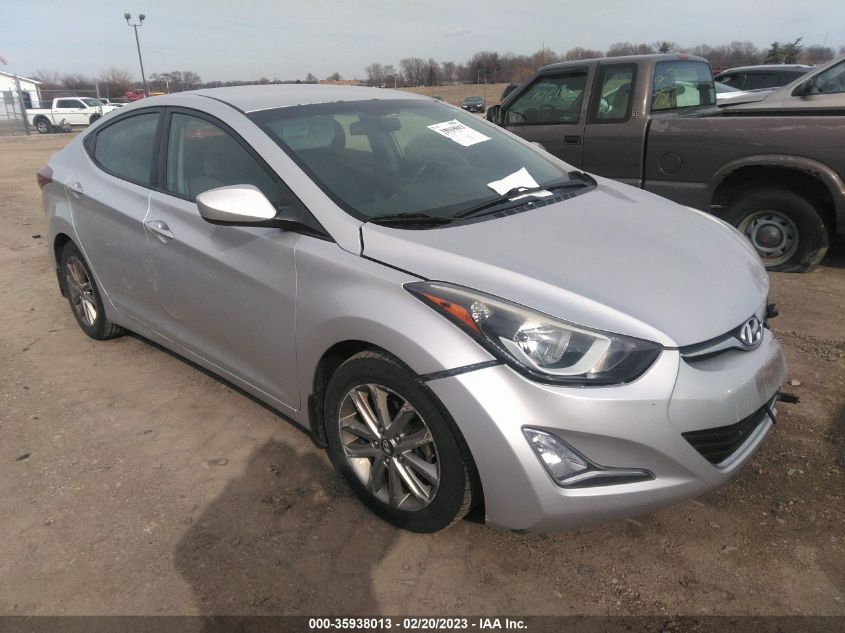 2016 HYUNDAI ELANTRA SE - 5NPDH4AEXGH689473