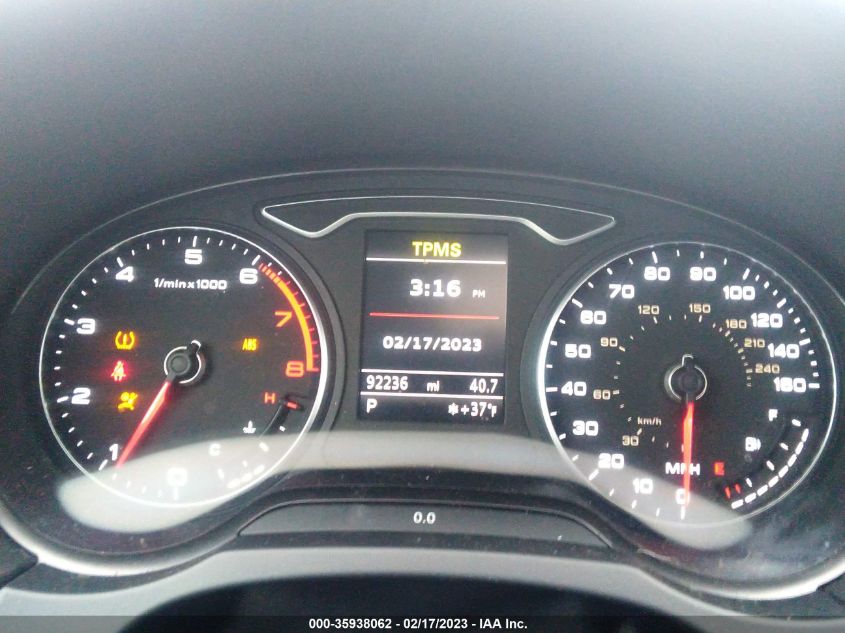 2015 AUDI S3/A3 2.0T PREMIUM - WAUBFGFF9F1007167