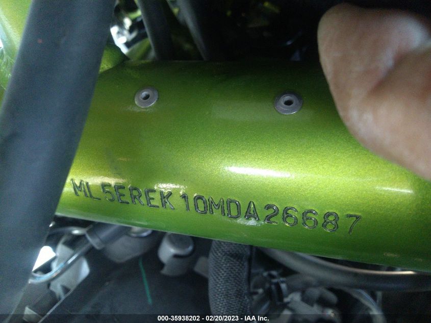 2021 KAWASAKI ER650 K ML5EREK10MDA26687