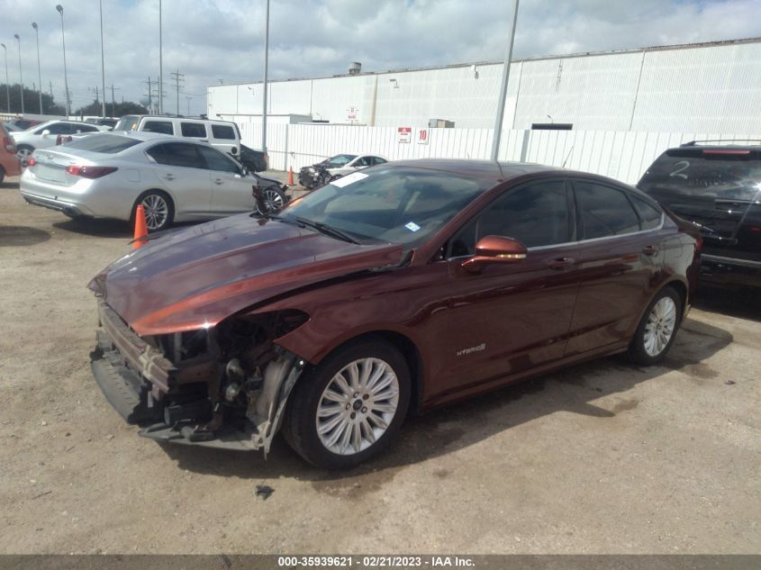 2016 FORD FUSION SE HYBRID - 3FA6P0LU9GR202100