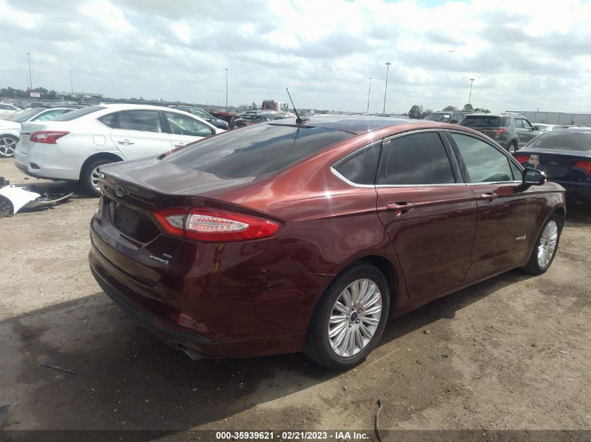 2016 FORD FUSION SE HYBRID - 3FA6P0LU9GR202100