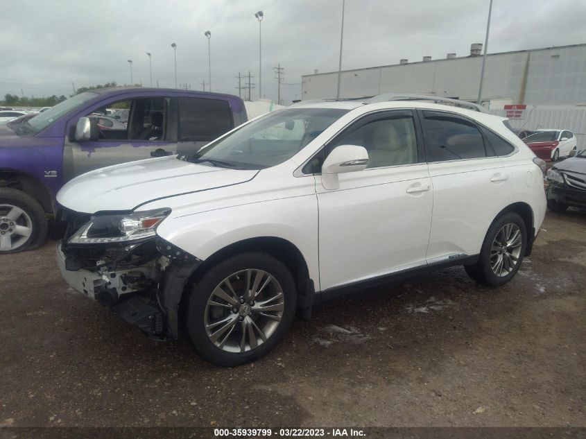 2013 LEXUS RX 450H - JTJBC1BA4D2059541