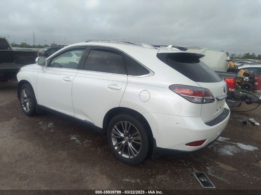 2013 LEXUS RX 450H - JTJBC1BA4D2059541