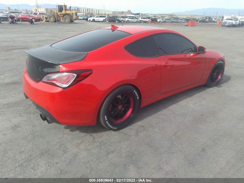 2013 HYUNDAI GENESIS COUPE 3.8 TRACK KMHHU6KJ4DU110320