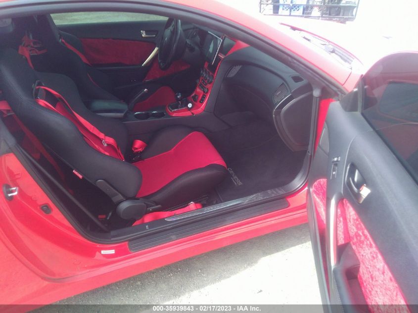2013 HYUNDAI GENESIS COUPE 3.8 TRACK KMHHU6KJ4DU110320