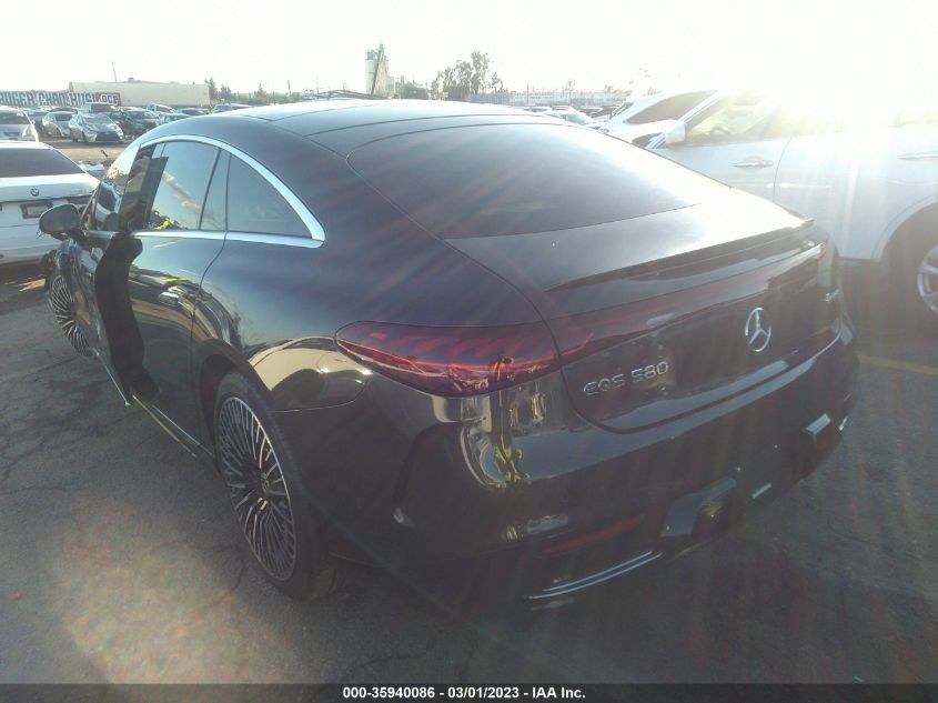 2022 MERCEDES-BENZ EQS EQS 580 W1KCG4EB9NA022063
