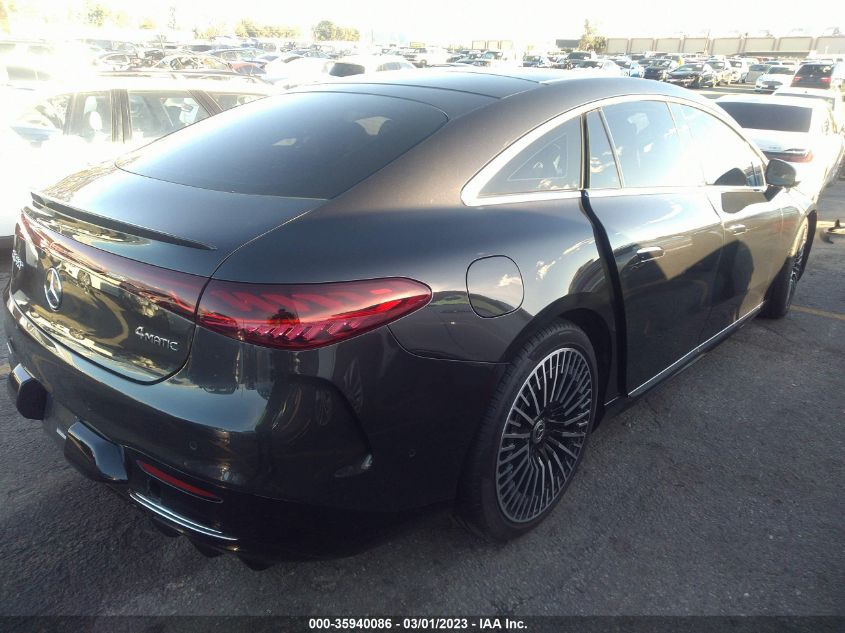 2022 MERCEDES-BENZ EQS EQS 580 W1KCG4EB9NA022063